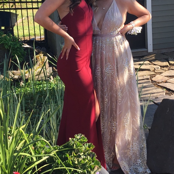 Champagne Olympia Maxi Dress 